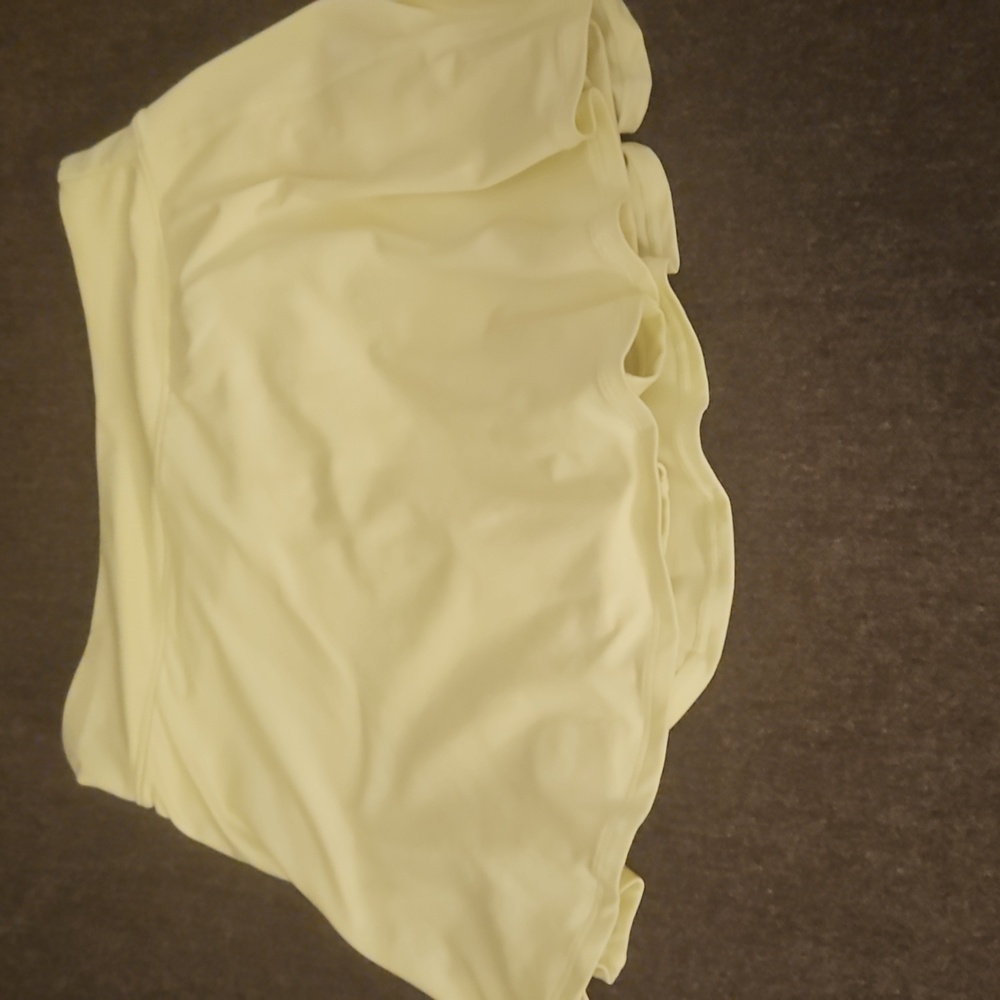 Nike Light Yellow Athletic Skirt - Picture 3 of 4
